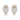 3.8ct Pear & Marquise Diamond Gold Earrings - Best Lab Grown Diamond.