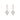 Buy 3 Carats Heart Diamond Dangler Earring from Ivana Jewels Best lab grown diamond jewellery brand