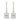 Buy 1 Carat Round Diamond Dangler Earring from Ivana Jewels Best lab grown diamond jewellery brand