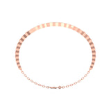 Ivana Jewels Bracelets 0.44 Carat Diamond Gold Hexagon Bangle