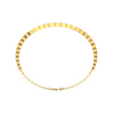 Ivana Jewels Bracelets 0.44 Carat Diamond Gold Hexagon Bangle