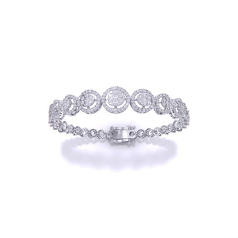 Ivana Jewels Bracelets 7-Stone Diamond Bracelet