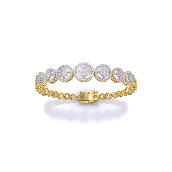 Ivana Jewels Bracelets 7-Stone Diamond Bracelet