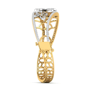 Ivana Jewels Bracelets Bangle with Floral Design