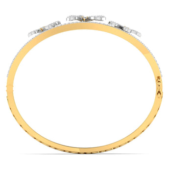 Ivana Jewels Bracelets Bangle with Floral Design