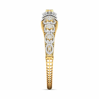 Ivana Jewels Bracelets Designer Gold Diamond Bangle