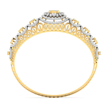 Ivana Jewels Bracelets Designer Gold Diamond Bangle