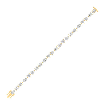 Ivana Jewels Bracelets Diamond Bracelet with Various Cuts