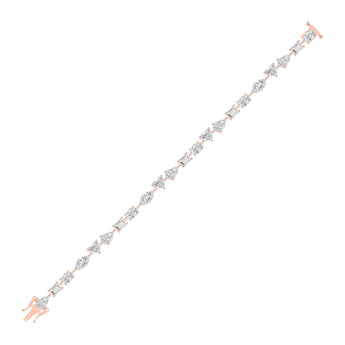 Ivana Jewels Bracelets Diamond Bracelet with Various Cuts