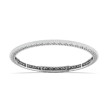 Ivana Jewels Bracelets Diamond Set Open Design Bangle