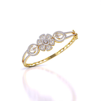 Ivana Jewels Bracelets Elegant Diamond Bangle