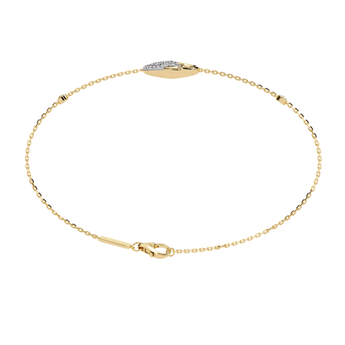 Ivana Jewels Bracelets Heartfelt Diamond Bangle