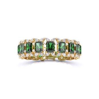 Ivana Jewels Bracelets Radiant Cut Green EMERALD Fancy Bracelet