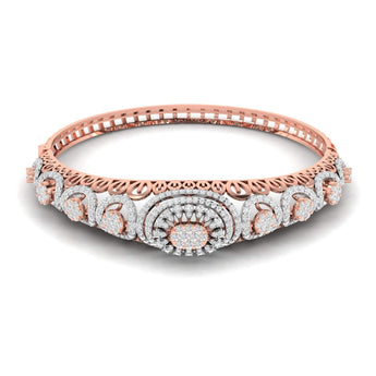 Ivana Jewels Bracelets Rose Gold / 14KT Designer Gold Diamond Bangle