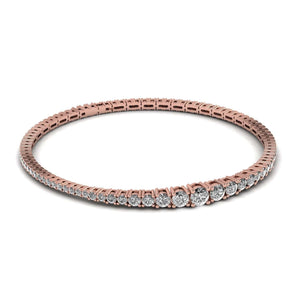 Ivana Jewels Bracelets Rose Gold / 14KT Everyday Wear Tennis Bracelet For Her