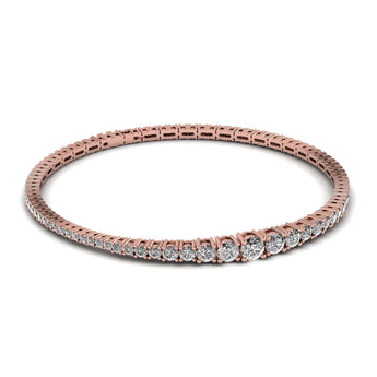 Ivana Jewels Bracelets Rose Gold / 14KT Everyday Wear Tennis Bracelet For Her