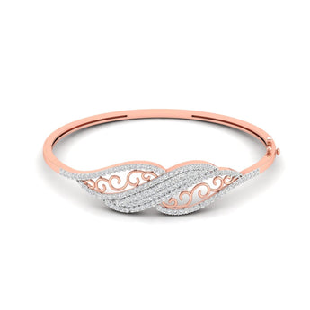 Ivana Jewels Bracelets Rose Gold / 14KT Filigree Lace Bangle