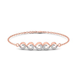 Ivana Jewels Bracelets Rose Gold / 14KT Symmetrical Curve Bracelet