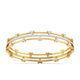 Ivana Jewels Bracelets Triple Row Diamond Bracelet