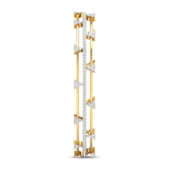 Ivana Jewels Bracelets Triple Row Diamond Bracelet