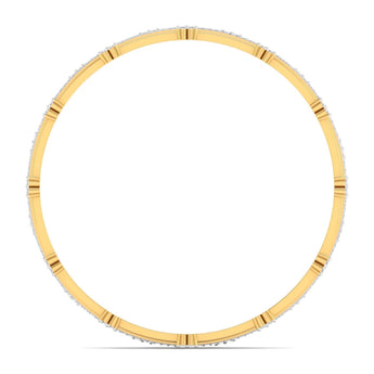 Ivana Jewels Bracelets Triple Row Diamond Bracelet