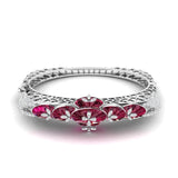 Ivana Jewels Bracelets White Gold / 14KT 2.75ct Gem-Rich Diamond Bangle