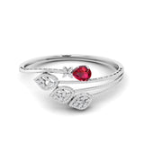 Ivana Jewels Bracelets White Gold / 14KT 4.98ct Pear Diamond Accent Bangle