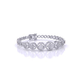 Ivana Jewels Bracelets White Gold / 14KT 7-Stone Diamond Bracelet