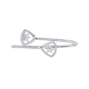 Ivana Jewels Bracelets White Gold / 14KT Delicate Diamond Bangle