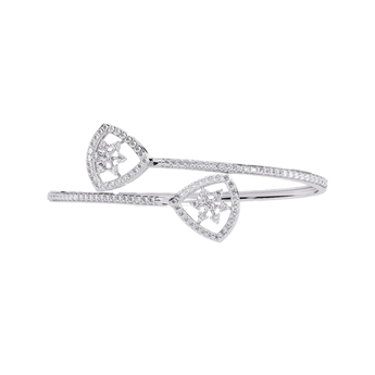 Ivana Jewels Bracelets White Gold / 14KT Delicate Diamond Bangle