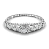 Ivana Jewels Bracelets White Gold / 14KT Designer Gold Diamond Bangle