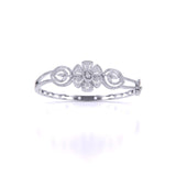 Ivana Jewels Bracelets White Gold / 14KT Elegant Diamond Bangle