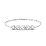 Ivana Jewels Bracelets White Gold / 14KT Symmetrical Curve Bracelet