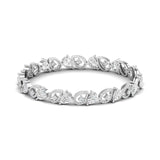 Ivana Jewels Bracelets White Gold / 14KT Textured Diamond Bracelet