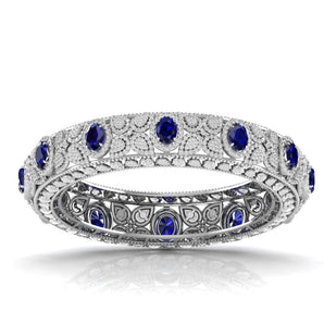 Ivana Jewels Bracelets White Gold / 14KT Traditional Style Bangle/Bracelet