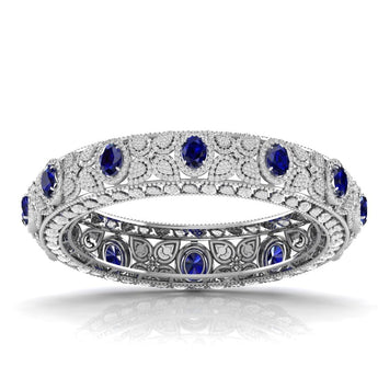 Ivana Jewels Bracelets White Gold / 14KT Traditional Style Bangle/Bracelet