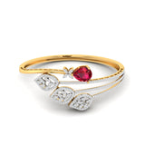 Ivana Jewels Bracelets Yellow Gold / 14KT 4.98ct Pear Diamond Accent Bangle
