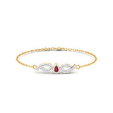 Ivana Jewels Bracelets Yellow Gold / 14KT Dainty Diamond Gold Bracelet