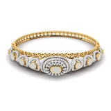 Ivana Jewels Bracelets Yellow Gold / 14KT Designer Gold Diamond Bangle