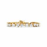 Ivana Jewels Bracelets Yellow Gold / 14KT Diamond Bracelet with Various Cuts
