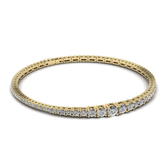 Ivana Jewels Bracelets Yellow Gold / 14KT Everyday Wear Tennis Bracelet For Her