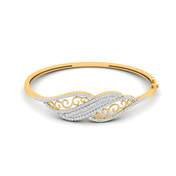 Ivana Jewels Bracelets Yellow Gold / 14KT Filigree Lace Bangle