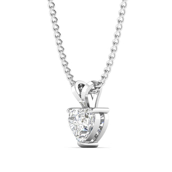 Ivana Jewels Charms & Pendant 0.5ct Heart-Shaped Diamond Gold Pendant