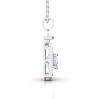 Ivana Jewels Charms & Pendant 1 Carat Solitaire Diamond Pendant Bourth