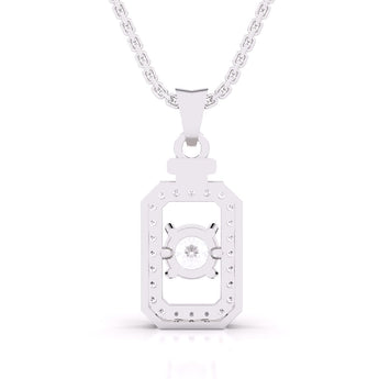 Ivana Jewels Charms & Pendant 1 Carat Solitaire Diamond Pendant Bourth