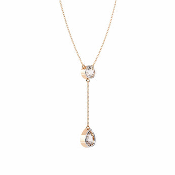 Ivana Jewels Charms & Pendant Moonstone Teardrop Y Pendant
