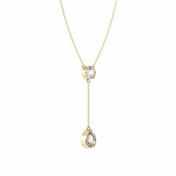 Ivana Jewels Charms & Pendant Moonstone Teardrop Y Pendant