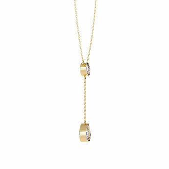 Ivana Jewels Charms & Pendant Moonstone Teardrop Y Pendant