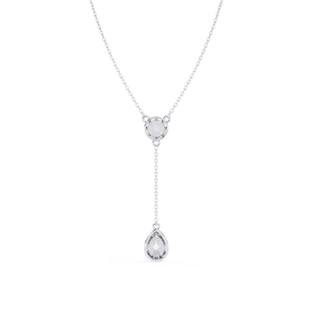 Ivana Jewels Charms & Pendant Moonstone Teardrop Y Pendant