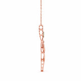 Ivana Jewels Charms & Pendant Peacock Feather Style Pendant